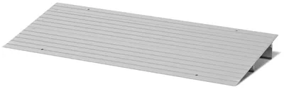Produktbild von Ikodm Türschwellenrampe, Rollstuhlrampe Aluminium mit verstellbarem Rampendesign & 360 kg Tragkraft, Bordsteinrampe rutschfest für Rollstuhl, Kinderwagen (5 cm Höhe)