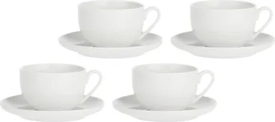 Image de La Porcellana Bianca lot de 4 tasses avec soucoupe 250 ml P000000027Z
