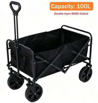 Produktbild von Campingwagen, Schwerlast, Verstellbarer Griff, 5-Zoll 100L
