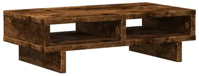 Obrázek produktu pro vidaXL Stojan na monitor kouřový dub 50x27x15 cm materiál na bázi dřeva