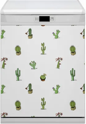Produktbild von Magnet für Spülmaschine Abwaschbar 60x70 cm Magnet für Spülmaschine Magnetmatte Nachbildung - Kakteen