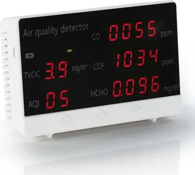 Zdjęcie produktu dla Hama 00186425, Biały, Dwutlenek węgla (CO2), Tlenek Węglu (CO), LED, 1 szt., 5 V, 125 mm