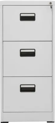 Produktbild von vidaXL Aktenschrank Hellgrau 46x62x102,5 cm Stahl