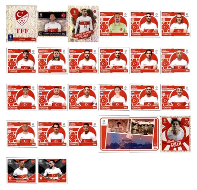 Produktbild von UEFA EURO 2024 Germany - Sammelsticker - Mannschaftspaket - Türkei