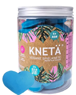 Produktbild von Kneta Knetmasse herzförmig blau - kreatives Spielzeug für Kinder