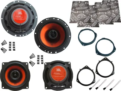 Produktbild von JBL Lautsprecher Set für Opel Astra G Bj 98-05 Tür vorne hinten Dämmmatte 720 W