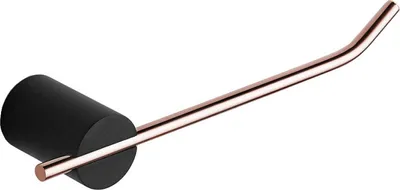 Obrázek produktu pro Mexen Aron držák na toaletní papír, Černá/Zlatorůžová - 7088133-67