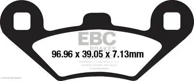 Zdjęcie produktu dla Klocki hamulcowe EBC SFAC650 skuterowe karbonowe (kpl. na 1 tarcze)