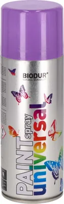 Produktbild von Biodur | Sprühlack - Fliederblau (RAL 4005) - 400ml, Sprühfarbe, Lackspray, Universal - Betonfarbe, Sprühlacke für Holz, Metall, Glas