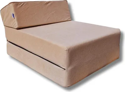 Obrázok produktu pre Skladací matrac 160x60x12 cm  - 1009 - penový matrac na mini kreslo, prateľný poťah, mobilný a kompaktný