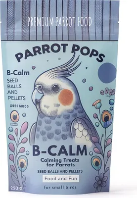 Immagine prodotto di Parrot Pops B-Calm Small - Alimento per ripristinare l'equilibrio naturale in forma di palline per pappagalli di piccola e media taglia 250 G