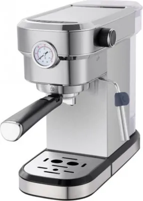 Produktbild von KitchenChef KCP.EXPR6851, Espressomaschine, 1,2 l, Gemahlener Kaffee, 1350 W, Edelstahl