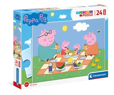 Produktbild von Puzzle 24 Teile Maxi - Peppa Pig
