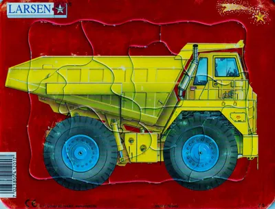 Image de Puzzle « Engins de chantier » (quatre thèmes) - Vous recevrez une pièce