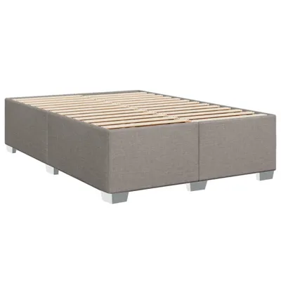 Produktbild von Bettgestell ohne Matratze Taupe 140x200 cm Stoff