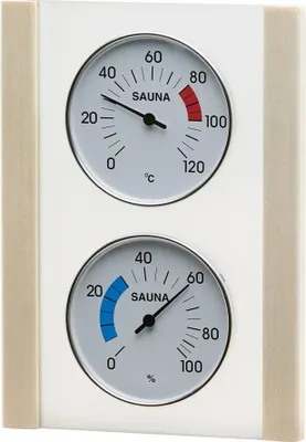 Produktbild von Klimamessstation mit Glas/Holzrahmen in Espe
