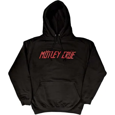 Obrázek produktu pro Mötley Crüe Distressed Logo Black XL Mikina
