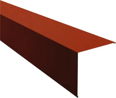 Produktbild von PRECIT Aussenecke 90° für Wand Oxidrot RAL 3009 Shimoco 80µm 1000 mm x 195 mm x 195 mm x 0,5 mm