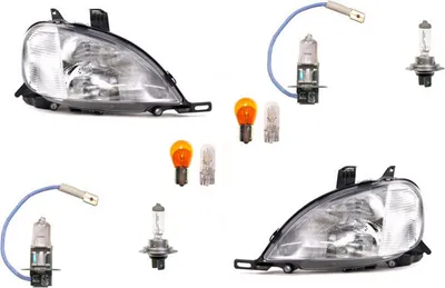 Produktbild von Scheinwerfer passend für Mercedes W163 M-Klasse 98-01 Leu. Set L R 1638203761 A1638203761 1638203861 A1638203861 Johns