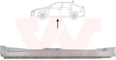 Produktbild von VAN WEZEL 0160103 Schweller Reparaturblech Einstiegblech Links für ALFA ROMEO 159 Sportwagon (939) 159 (939)