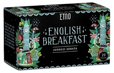 Produktbild von Schwarzer Tee ETNO English Breakfast, 20 Stk.