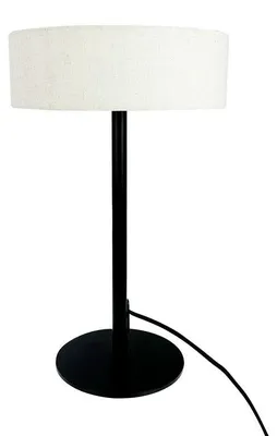 Produktbild von Tischlampe, Tischleuchte, Nachttischlampe, Schreibtischlampe, LED Leselampe, Calix schwarz / weiß