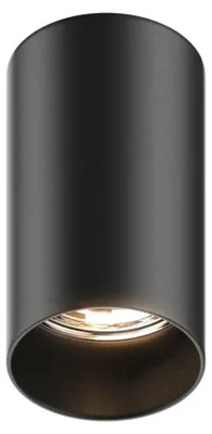 Image de Spot Tuba noir 1xGU10x50W en métal, dimensions : 10 x 5,6 x 5,6 cm, IP20, Zuma Line