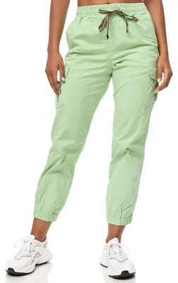 Imagen del producto de Pantalón cargo para mujer Tazzio, corte regular, modelo F600, color verde, talla XXL