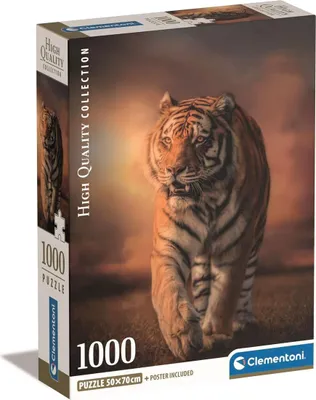 Produktbild von Clementoni - Puzzle Tiger - 1000 dielov