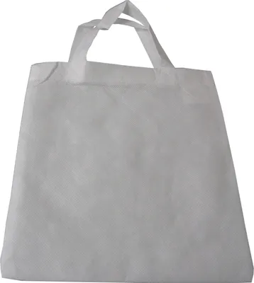 Produktbild von 5 PP Tragetasche Apothekertasche weiß 22x26 kurze Henkel