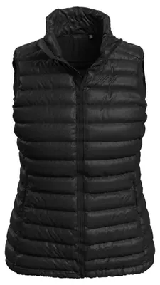 Produktbild von Stedman - "Lux" Weste Wattiert für Damen LT5739 (M) (Schwarzer Opal)