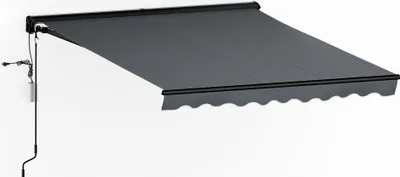 Produktbild von blumfeldt CloudShade Markise 300x250 – Elektrische Halbkassettenmarkise, App & Fernbedienung, UV 30+ & Regenschutz, Aluminiumrahmen, Wandmontage, markise 3m breit