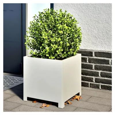 Produktbild von Pflanzkübel Hochbeet aus Metall für Blumen und Gemüse 40x40x40 cm