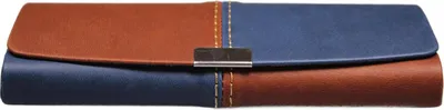 Immagine prodotto di Custodia semi-rigida per occhiali Pascal marrone-blu
