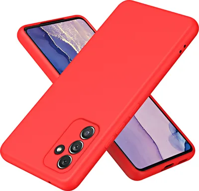 Image de Galaxy A54 5G Case, Liquid Silicone Soft Protective Case pour Samsung Galaxy A54 5G Rouge