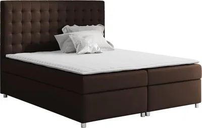 Produktbild von MIRJAN24 Boxspringbett Asti, Ehebett mit zwei Bettkästen für die Bettwäsche, Schlafzimmer (Farbe: Manila 04, Größe: 140 x 200 cm)