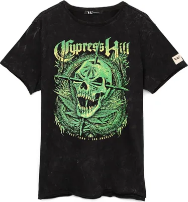 Produktbild von Cypress Hill - T-Shirt für Herren/Damen Uni NS7138 (L) (Schwarz)