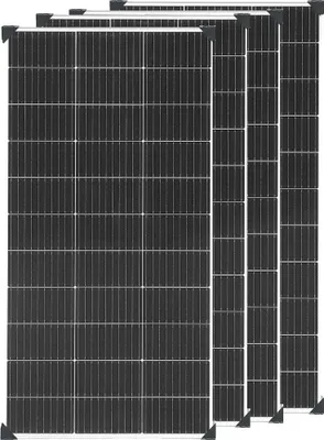 Zdjęcie produktu dla Panel słoneczny, wysoka wydajność, trwała konstrukcja, 4 sztuki 120W (480W)