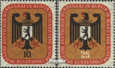 Produktbild von Briefmarken Berlin (West) 1956 Mi 136-137 (kompl.Ausg.) postfrisch Bundesrat