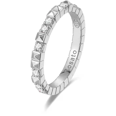 Immagine prodotto di Anelli da dito Rosato Silver 12 Collezione Cubica - donna