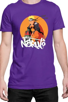 Produktbild von Herren T-Shirt Naruto Naruto 04, Man S / Lila