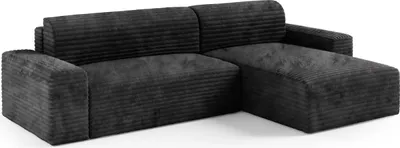 Produktbild von KEF  Ecksofa Ohio – L-Form – 300x70x185 cm – Mit Schlaffunktion – Liegefläche 140x240 cm – Universell Rechtsseitig oder Linksseitig - Tillia 100