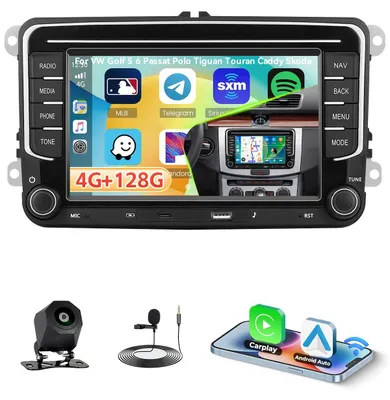 Productafbeelding van Android 15 autoradio 4+128G voor 5 6 met 7 inch touchscreen