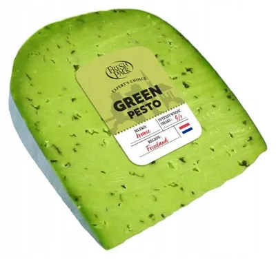 Produktbild von Grüner Pesto Käse 130g Portion - Fresch Pack
