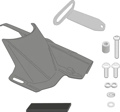 Produktbild von KAPPA KMG1203 kotflügel hinten Kettenabdeckung Schwarz ABS