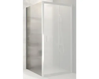 Obrázek produktu pro Sprchová zástěna RAVAK Blix BLPS-100 satin+Grape 190 cm 9BHA0U00ZG