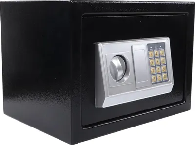 Image de Coffre-fort numérique à code et à clé, coffre-fort électronique, armoire de sécurité multifonctionnelle pour la maison