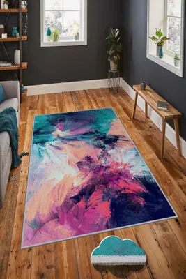 Produktbild von Conceptum Hypnose, HMNT764- HMNT764HFT, Bunt, Teppichläufer, 100 x 150 cm, 100% POLYESTER