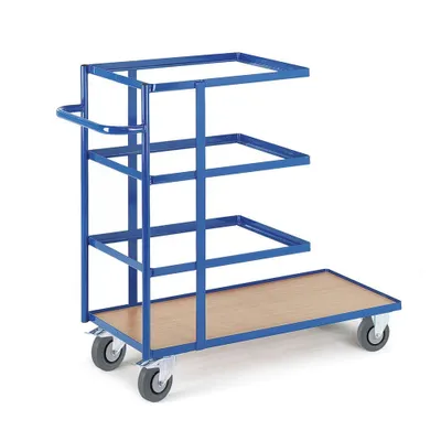 Produktbild von Rollcart Kommissionierwagen 08-7710 blau 47,0 x 104,0/63,0 x 106,0 cm