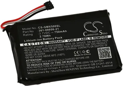 Produktbild von Akku kompatibel mit Garmin Typ 361-00056-21